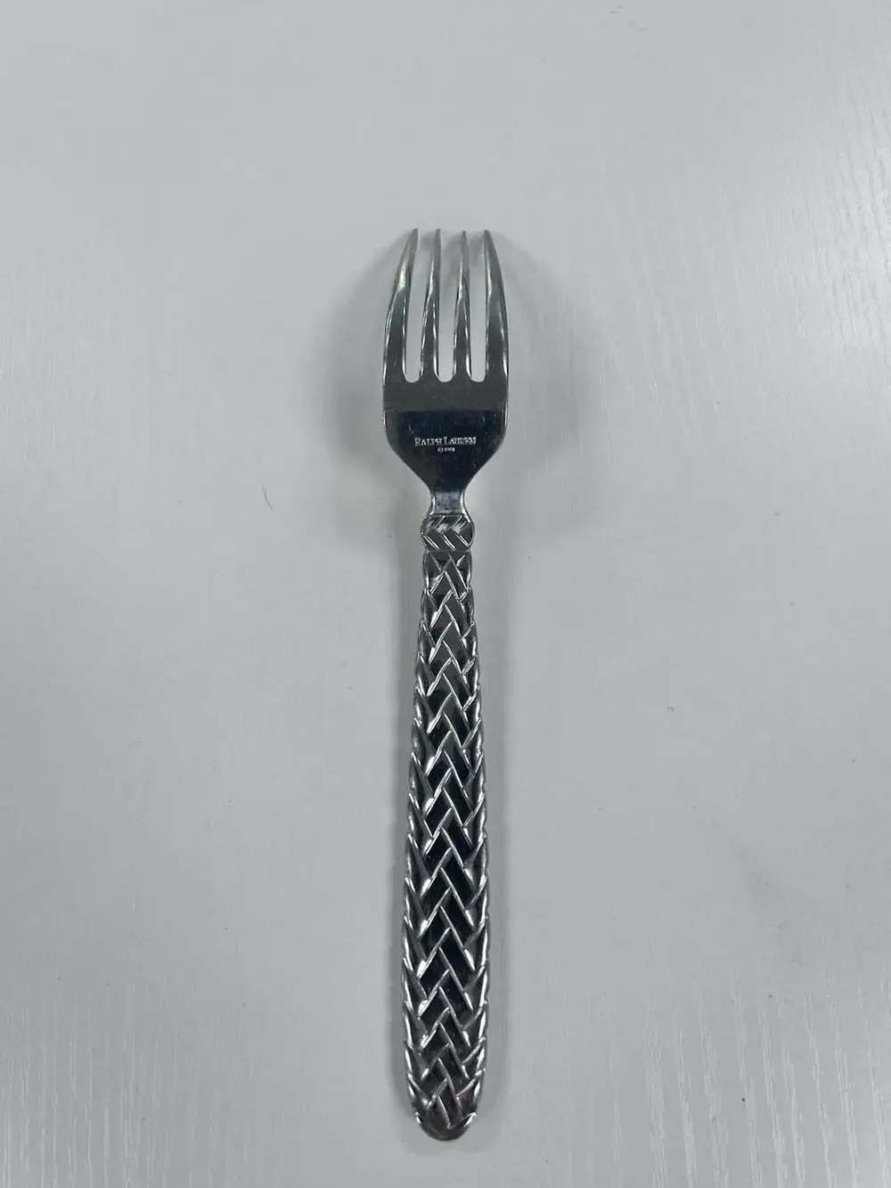 Ralph Lauren EQUESTRIAN BRAID Dinner Fork Stainless Flatware RLL